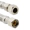 Thrifco Plumbing 3/8 Inch Comp x 3/8 Inch UNION x 12 Inch Long Stainless Steel F 4401482 - alternate 2